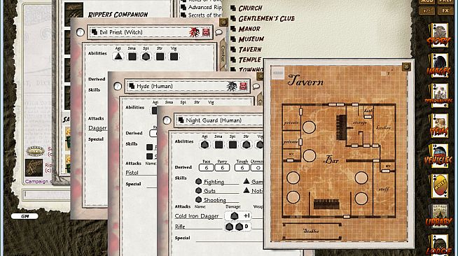Fantasy Grounds - Rippers Companion (Savage Worlds)
