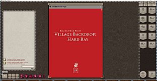 Fantasy Grounds - Village Backdrop: Hard Bay (5E)