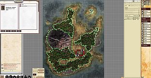 Fantasy Grounds - Pathfinder RPG - Pathfinder Flip-Mat Classics - Pirate Island