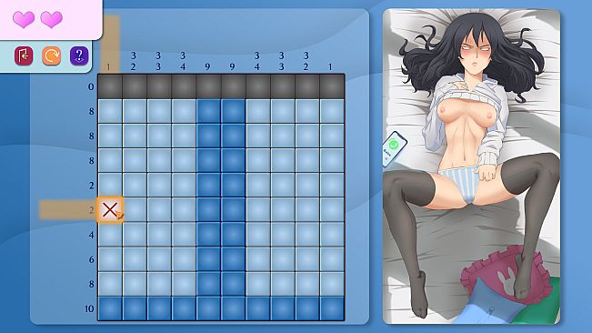 Picross Love - Nudity