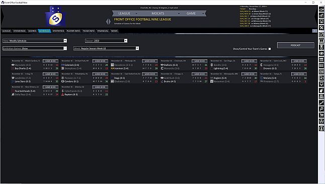 Front Office Football Nine