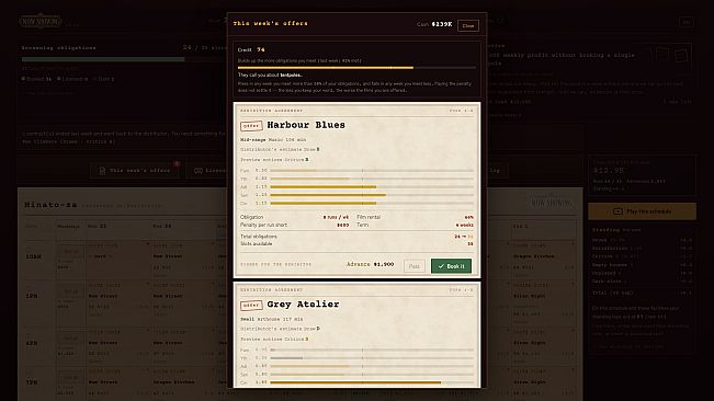 NOW SHOWING: A Cinema Programming Game