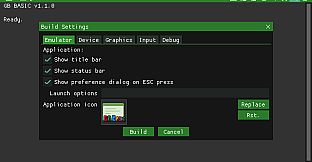 GB BASIC - Desktop Builder