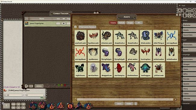 Fantasy Grounds - Devin Night Animated Token Pack 162: Cosmic Horrors
