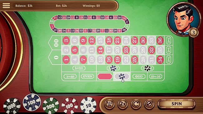 Hot Stakes Casino - American Roulette