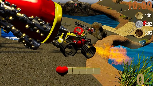 Race! Make 'm finish...