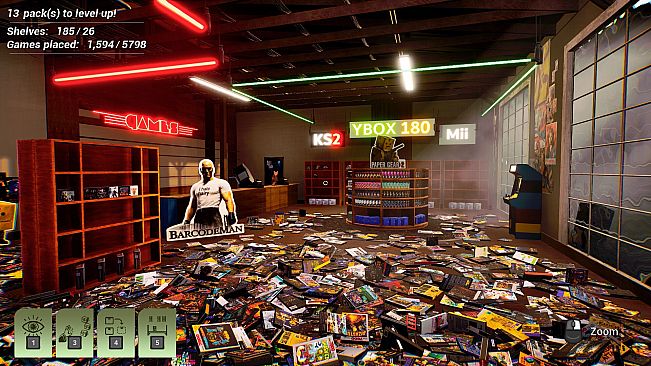MY CAT SCATTERED GAMES: Tidy Videogame Supermarket