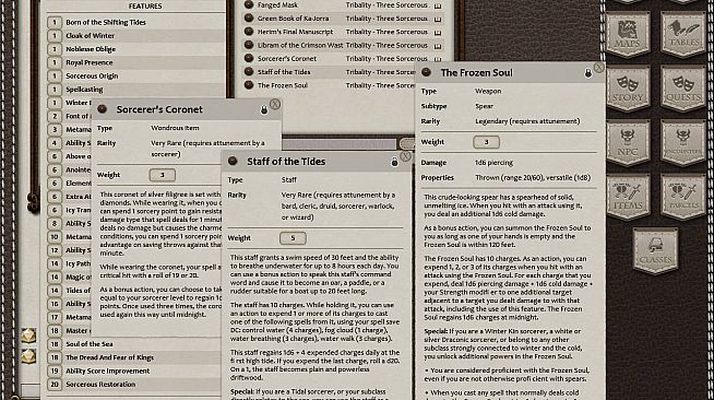 Fantasy Grounds - Three Sorcerous Arts (5E)