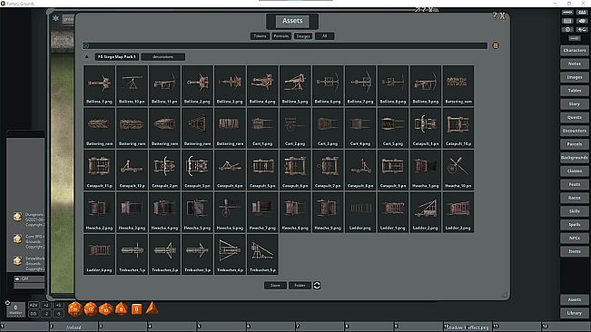 Fantasy Grounds - FG Siege Map Pack 1