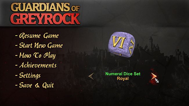 Guardians of Greyrock - Dice Pack: Numeral Set