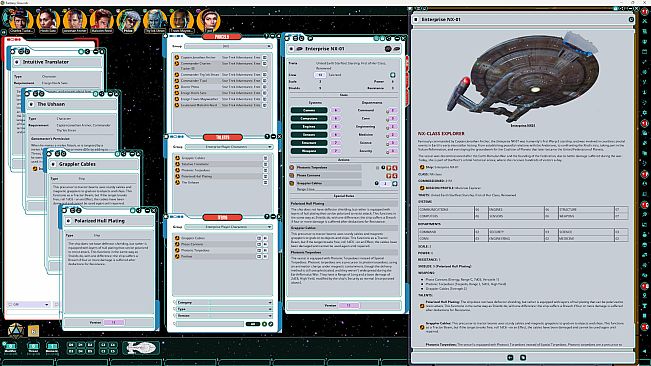 Fantasy Grounds - Star Trek Adventures: Enterprise Player Characters