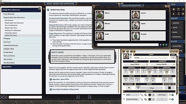 Fantasy Grounds - Bridge Nine Adventure