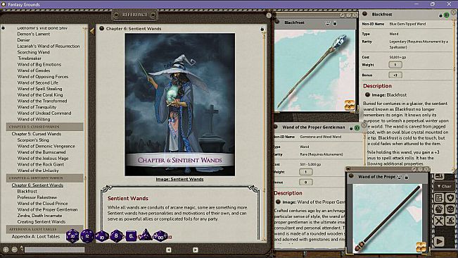 Fantasy Grounds - The Wondrous Tome of Wands