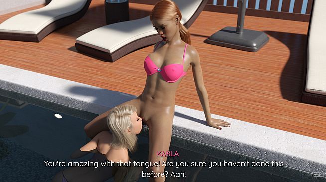 Futanari Sex - Pool Party