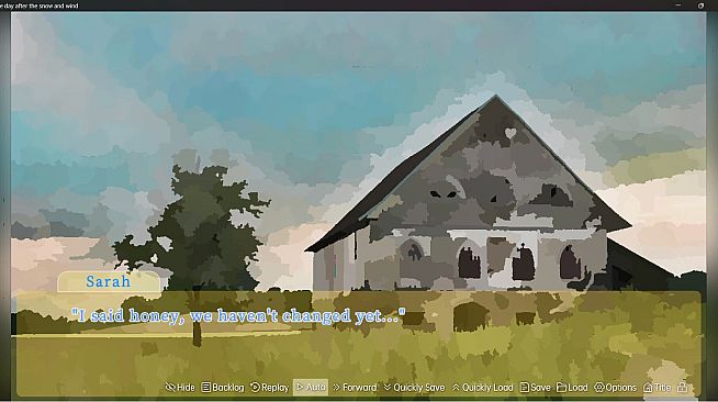 One day after the snow and wind