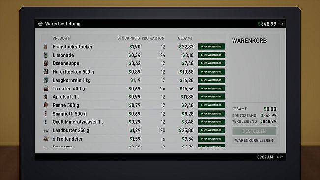 Fresh Market Simulator