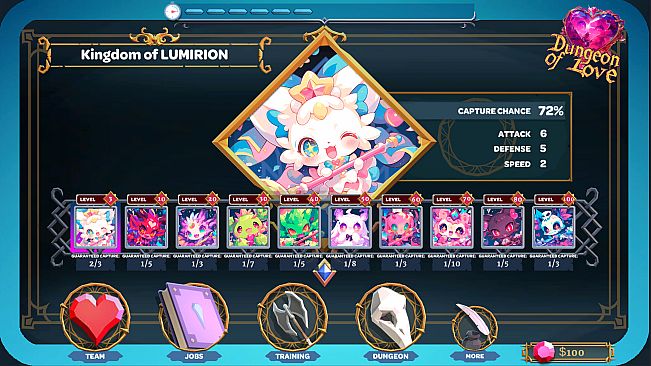 DUNGEON OF LOVE: Catch Monsters