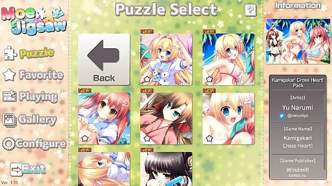 Moe Jigsaw - Kamigakari Cross Heart! Pack