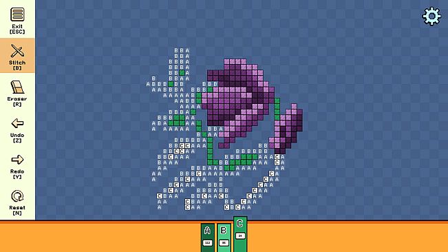 Pixel Cross Stitch - Flower Miniatures Pack 2