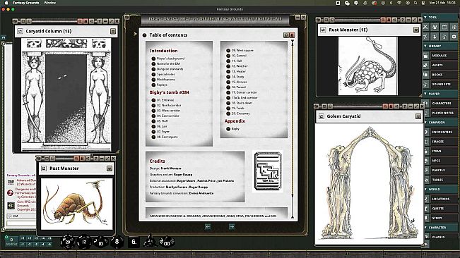 Fantasy Grounds - D&D Classics - R6 The 384th Incarnation of Bigby's Tomb