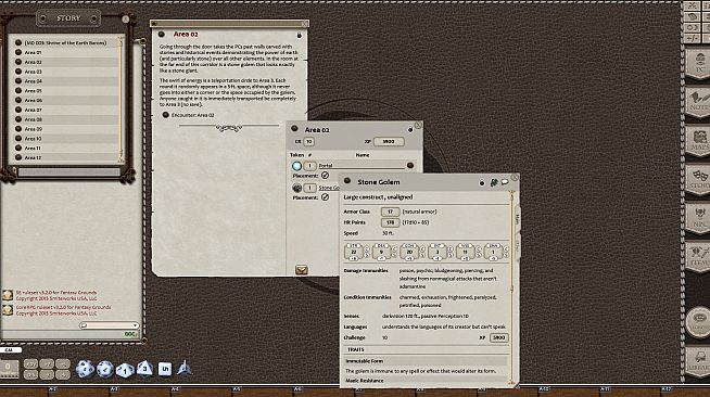 Fantasy Grounds - Mini-Dungeons #003: Shrine of the Earth Barons (5E)