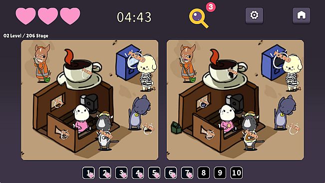 Spot the Difference: Detective Neko