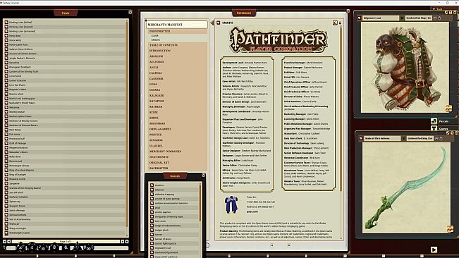Fantasy Grounds - Pathfinder RPG - Pathfinder Companion: Merchant's Manifest