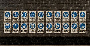 GameGuru MAX Modern Day Asset Pack - Hazard Signs