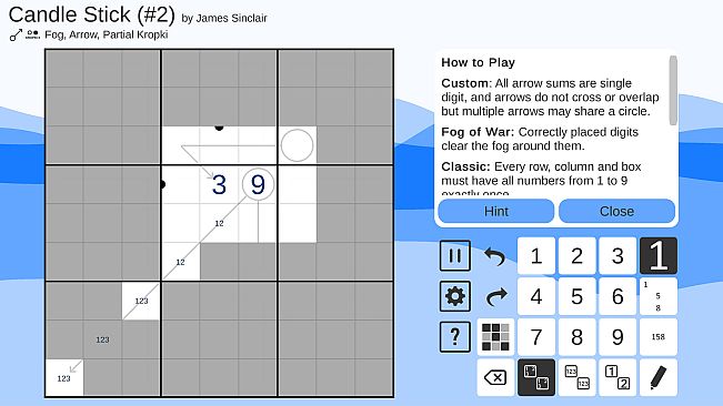 Cracking the Cryptic - Fog of War #1