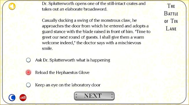 Victoriana - Steampunk Text Adventure