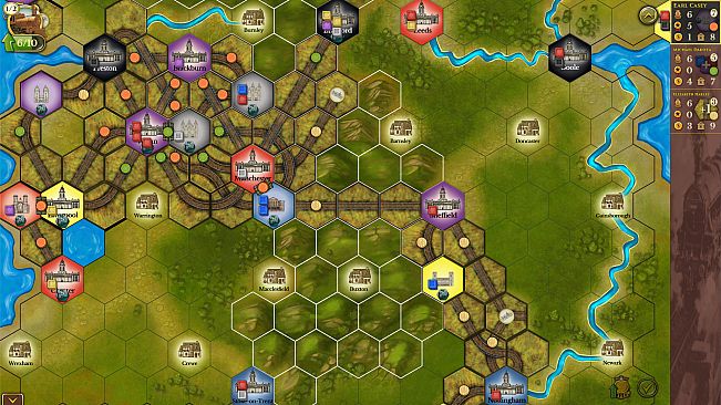 Steam: Rails to Riches - Northern England Map