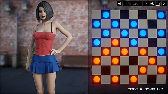 3D Hentai Checkers - Additional Girls 1