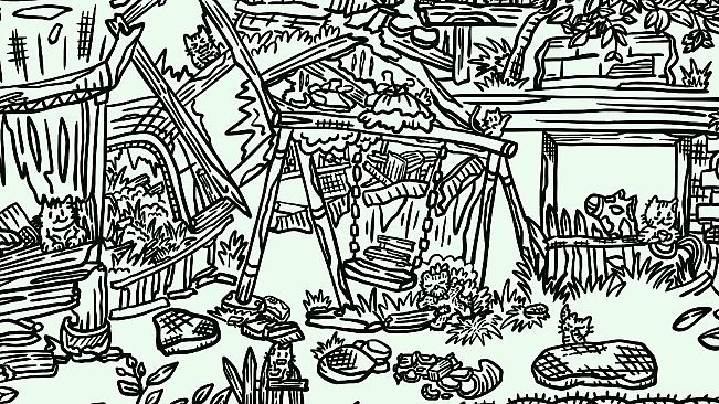 Hidden Cats In Old City Block