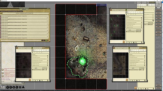 Fantasy Grounds - Pathfinder RPG - GameMastery Map Pack: Dungeon Sites