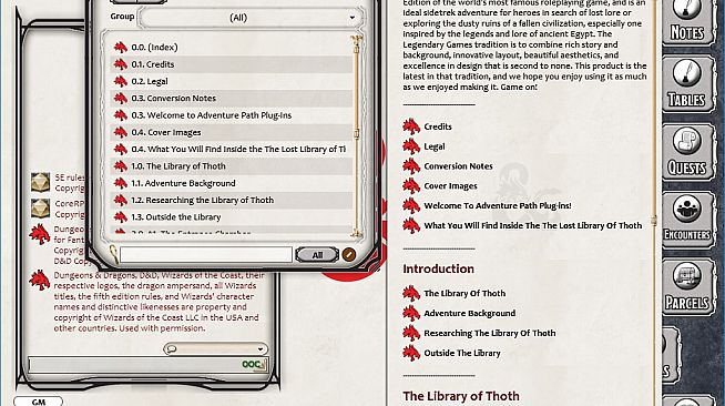 Fantasy Grounds - Lost Library of Thoth (5E)