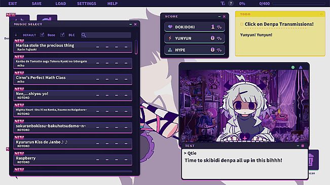 Yunyun Syndrome!? Rhythm Psychosis -All Songs Unlock (Base Game)