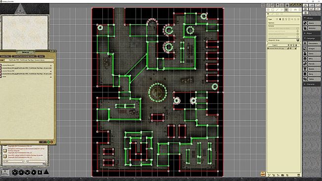 Fantasy Grounds - Pathfinder RPG - Pathfinder Flip-Mat - Arcane Library