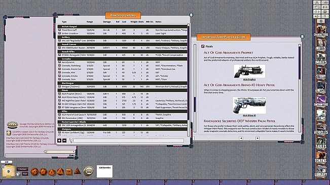 Fantasy Grounds - Interface Zero 3.0 Players Guide to 2095