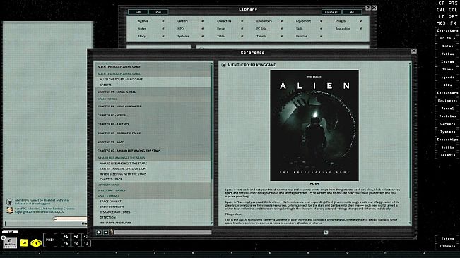 Fantasy Grounds - Alien the Roleplaying Game