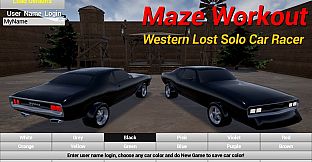 Maze Workout - Western Lost Solo Car Racer