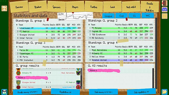 Boeckham's Football Manager