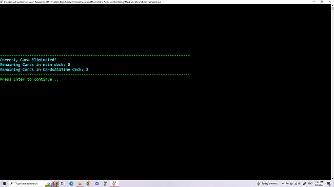 Retro Elimination Flashcards