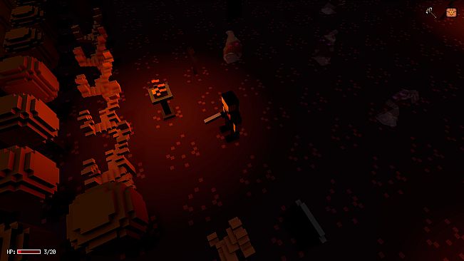 Spooky Halloween in the Voxel World (Remake)