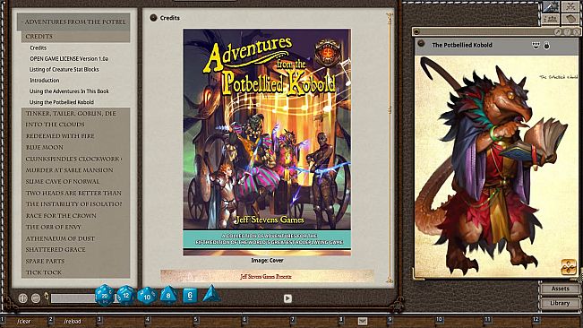 Fantasy Grounds - Adventures from the Potbellied Kobold: 15 Adventures for 5E