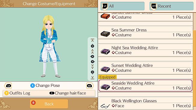 Seaside Wedding Set - WorldNeverland - Daily Life in the Elnea Kingdom