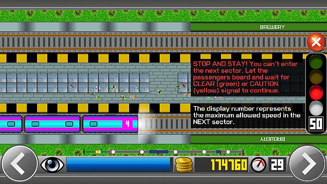 Subway Train Simulator 2D