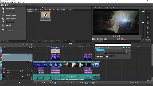 VEGAS Movie Studio 17 Platinum Steam Edition