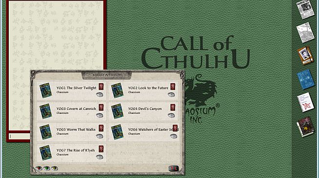 Fantasy Grounds - Call of Cthulhu: Shadows of Yog-Sothoth