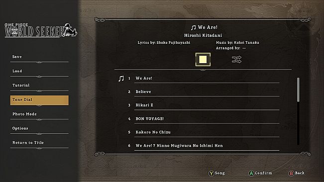 ONE PIECE World Seeker AniSong Pack