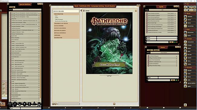 Fantasy Grounds - Pathfinder RPG - Campaign Setting: Occult Realms